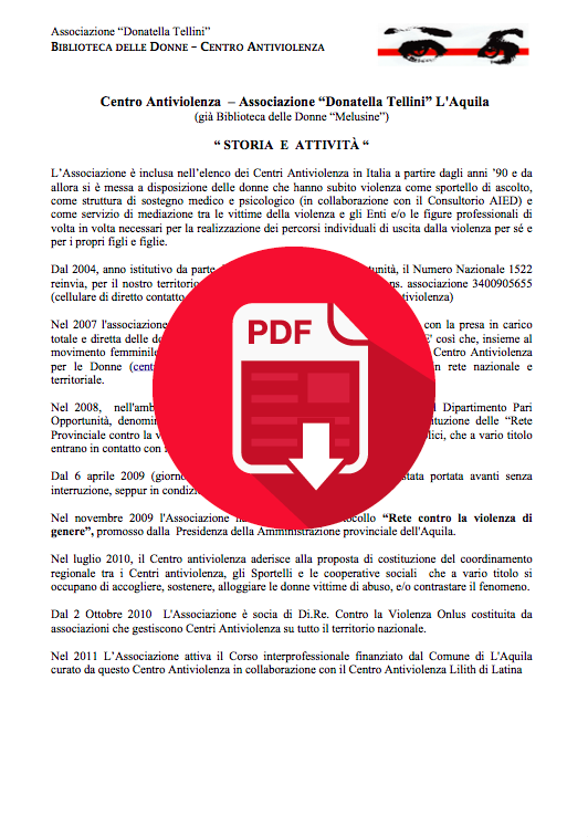 Storia centro antiviolenza